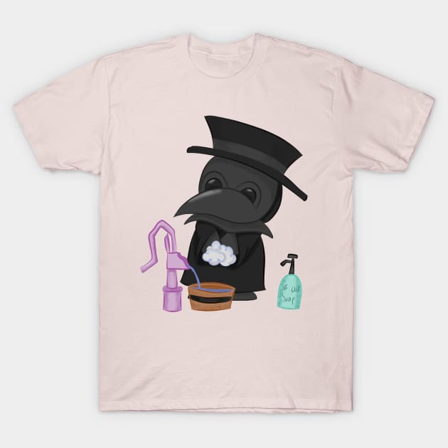 Please Wash Your Hands T-Shirt by LiliBug